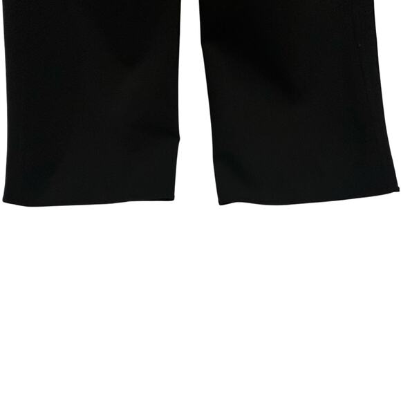 The Row Margaret Overalls size XS Black Stretch Wool Silver Hardware - Picture 14 of 15